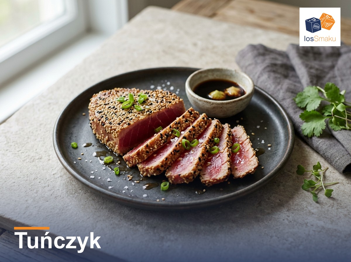 Steki z tuńczyka grillowane na maśle