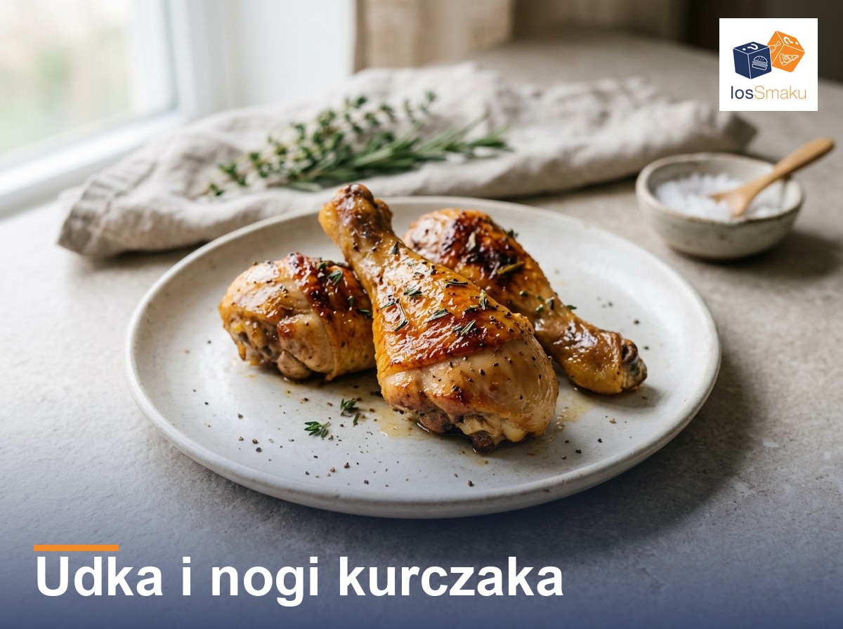 Pieczony kurczak z ziemniakami, czosnkiem i rozmarynem